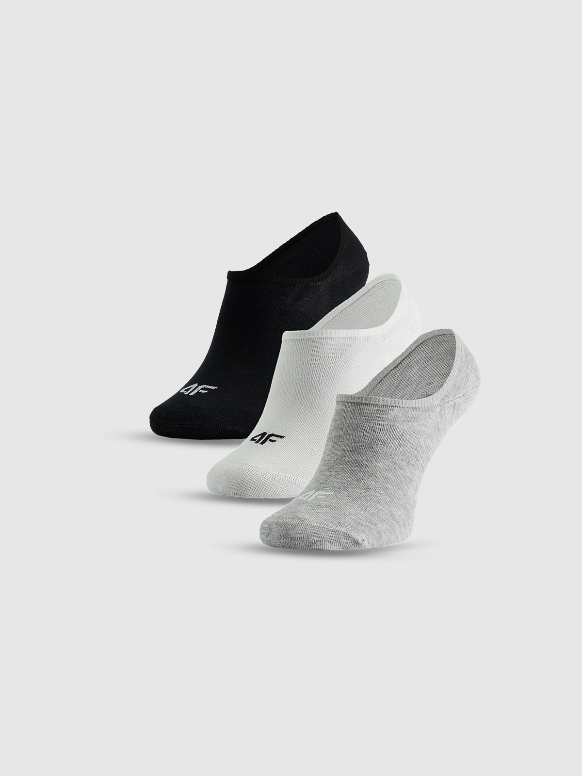 4F Skarpetki stopki (3-pack) damskie - multikolor 39-42