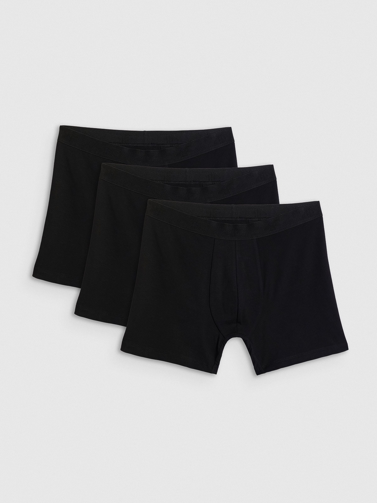 4F Bielizna bokserki (3-pack) męskie - czarne XXL