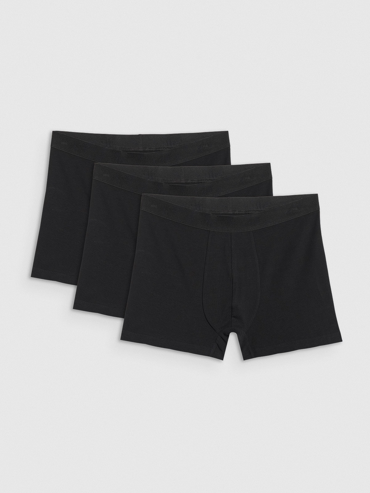 4F Bielizna bokserki (3-pack) męskie - czarne XXL