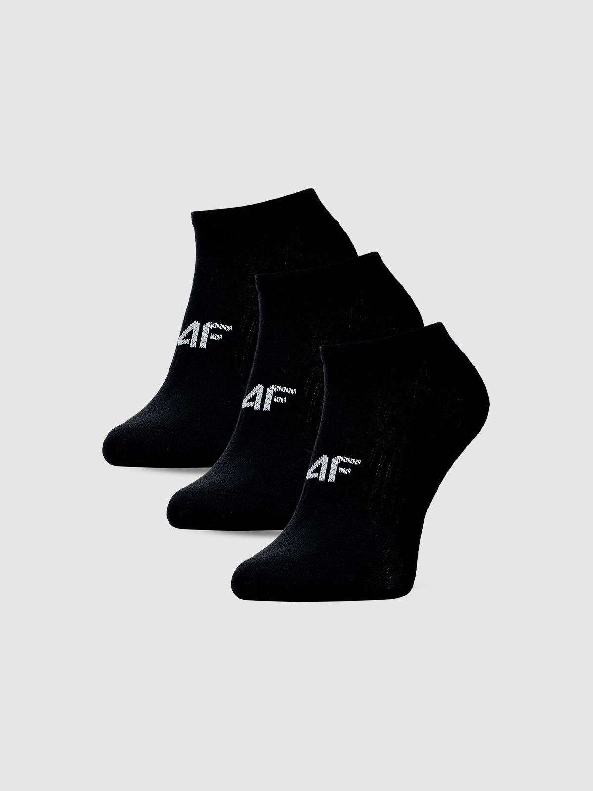 4F Skarpetki casual stopki (3-pack) damskie - czarne 35-38