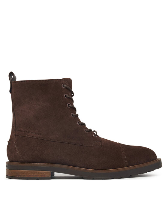 Tommy Hilfiger Trzewiki Cleated Hilfiger Sde Moc Boot FM0FM05964 Brązowy