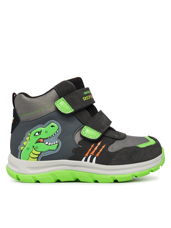 Skechers Trzewiki Dynamic Trail - Dino-Scouts 406373L/CCLM Szary