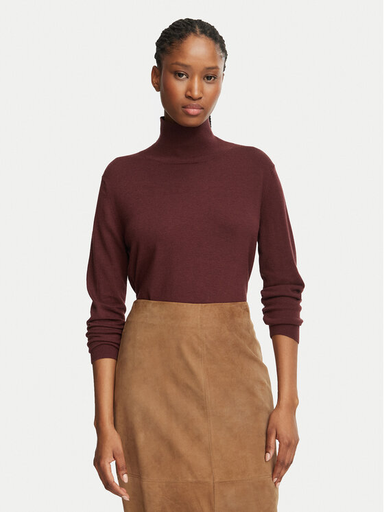 Weekend Max Mara Golf Kiku 2625366092 Bordowy Regular Fit