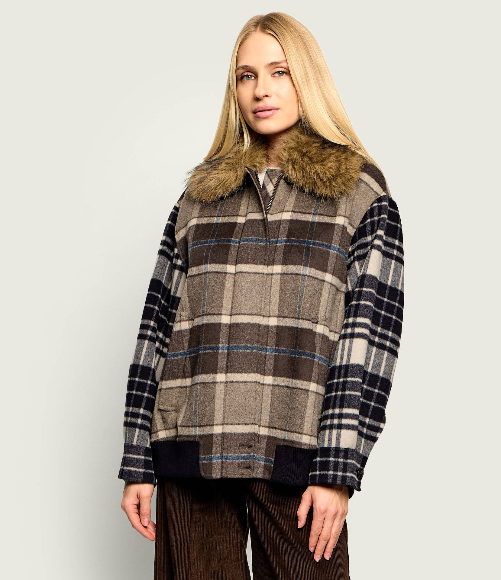 Weekend MaxMara Wełniana kurtka Wkddivina Relaxed fit