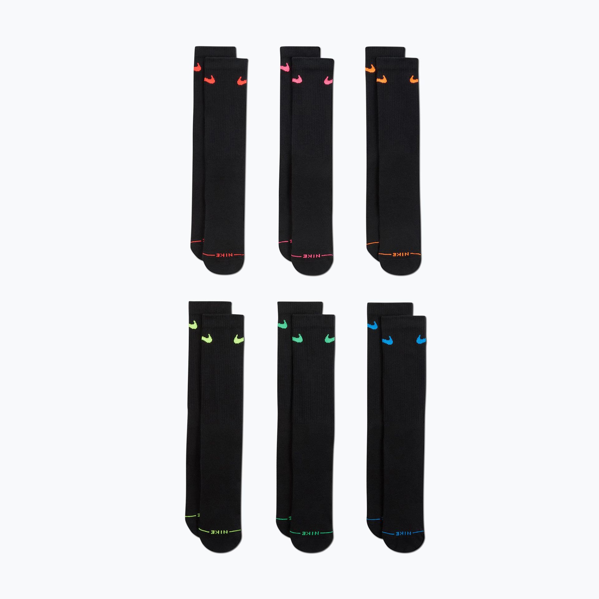 Skarpety Nike Everyday Elevated 6 pack multi-color 909 WYSYŁKA W 24H 30 DNI NA ZWROT