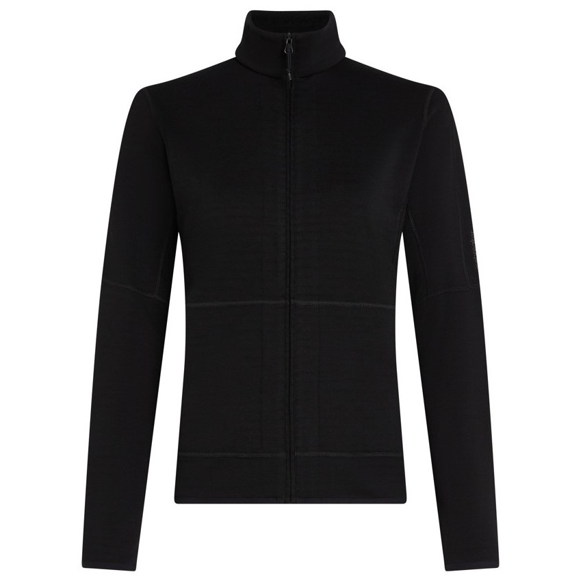 Bluza damska Icebreaker W Mer 400 RealFleece Descender LS Z Rozmiar: L / Kolor: czarny
