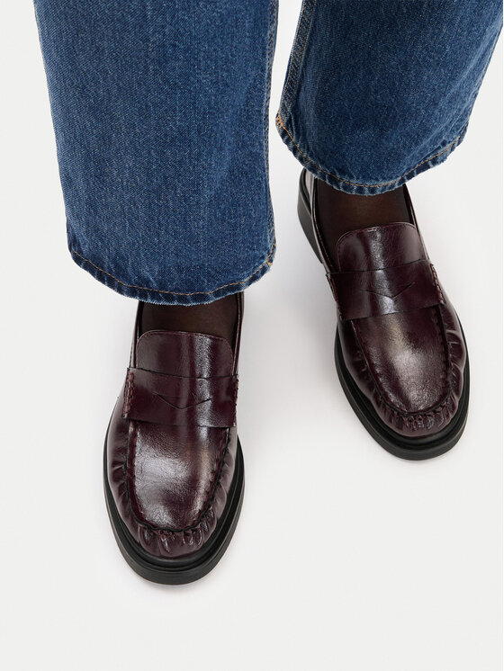 MEXX Mokasyny EO-MI001202163W Bordowy