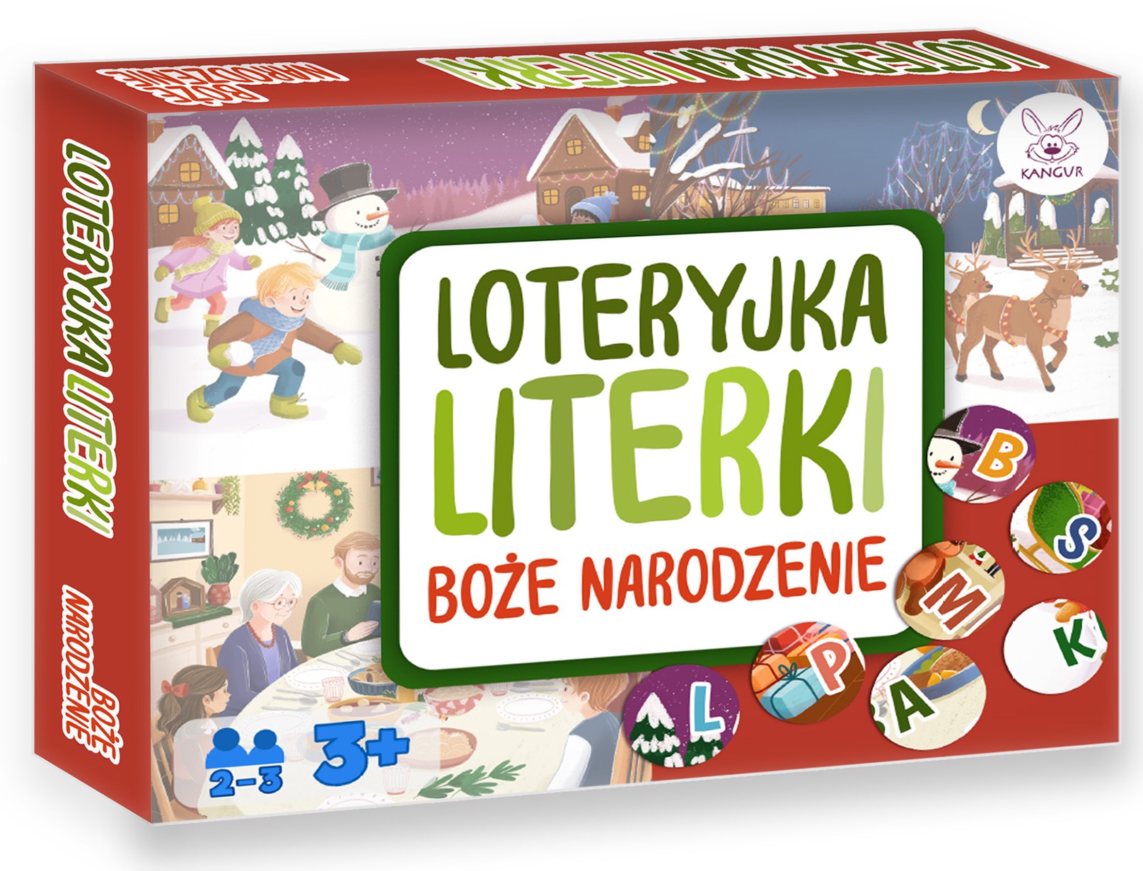 Gra Loteryjka Literki Boże Narodzenie