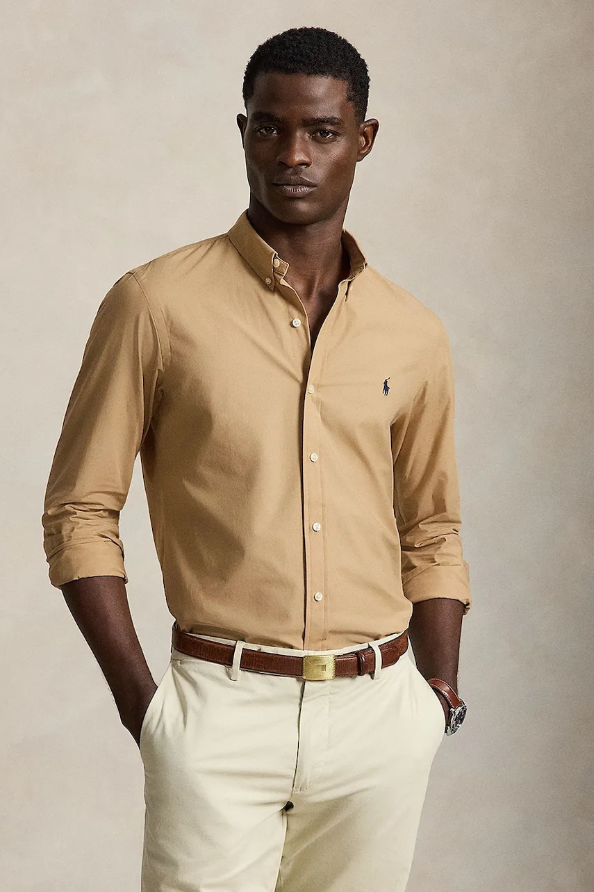 Polo Ralph Lauren koszula męska bawełniana z elastanem
