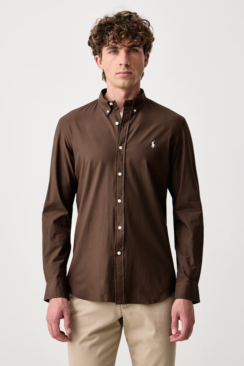 Polo Ralph Lauren koszula męska bawełniana z elastanem