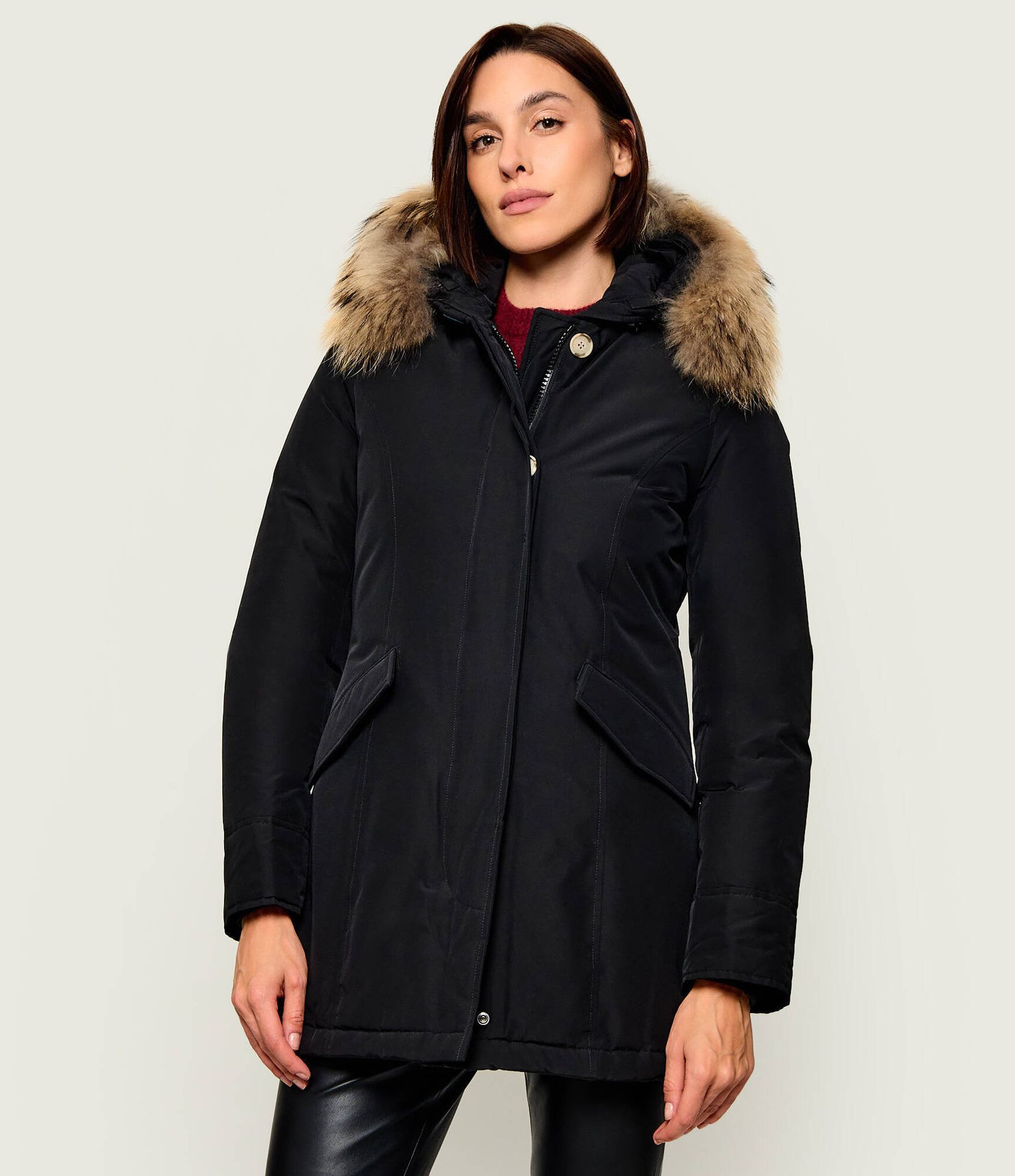 Woolrich Puchowa parka Artic Raccoon Regular Fit