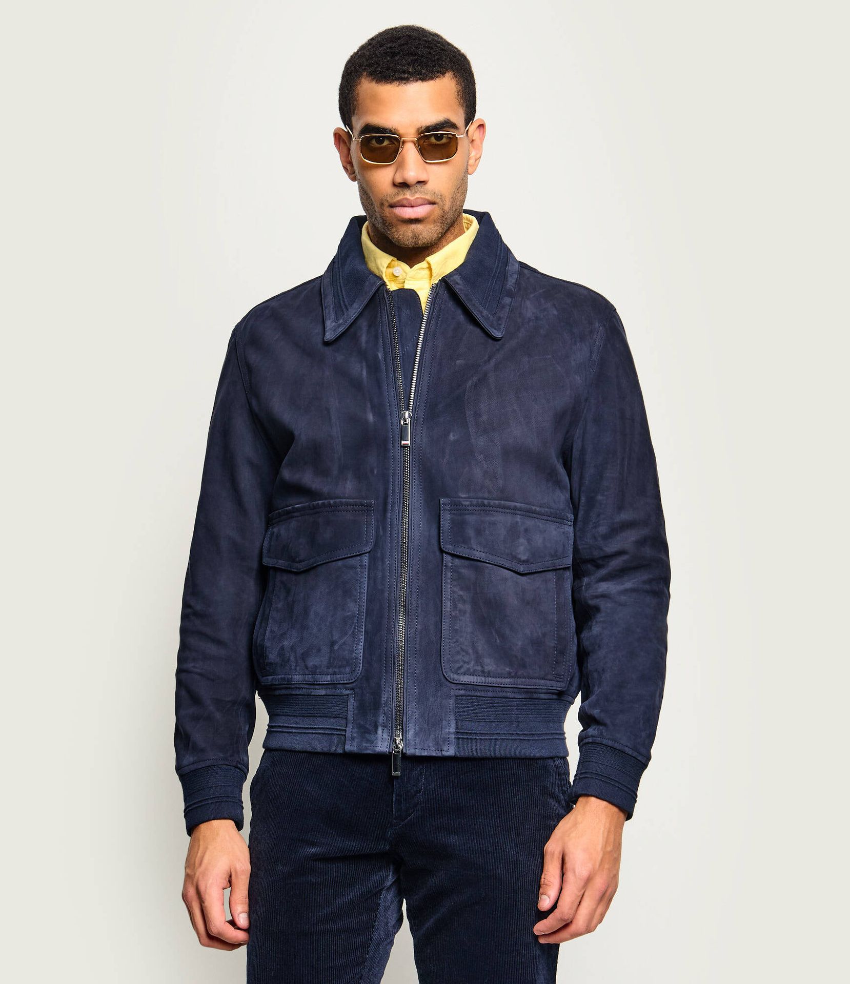 Tommy Hilfiger Skórzana kurtka New York Loose fit