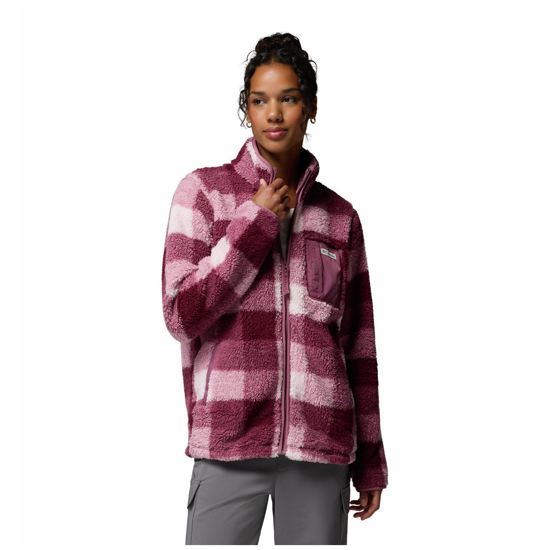Bluza damska Columbia West Bend™ Print Full Zip Ii Rozmiar: M / Kolor: fioletowy