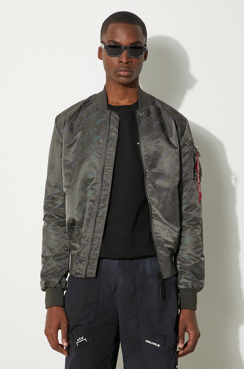 Alpha Industries kurtka bomber dwustronna MA-1 LW AOP Rainbow
