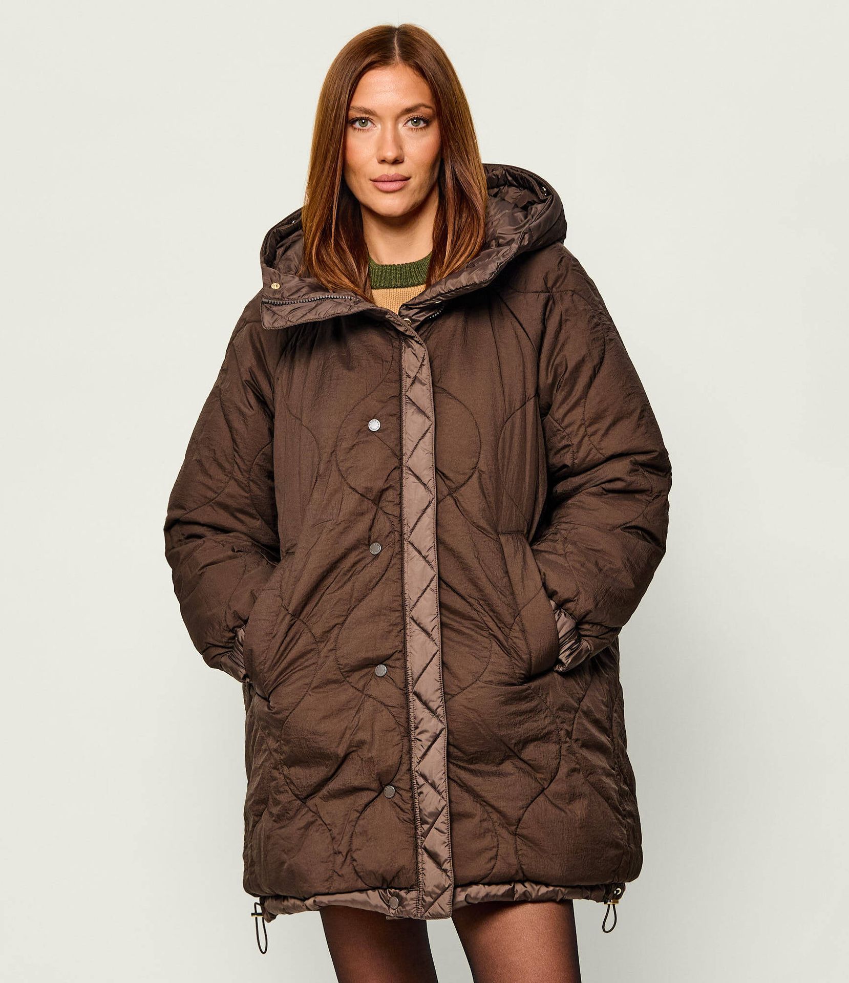 Weekend MaxMara Puchowa dwustronna parka Wkdanfora Loose fit