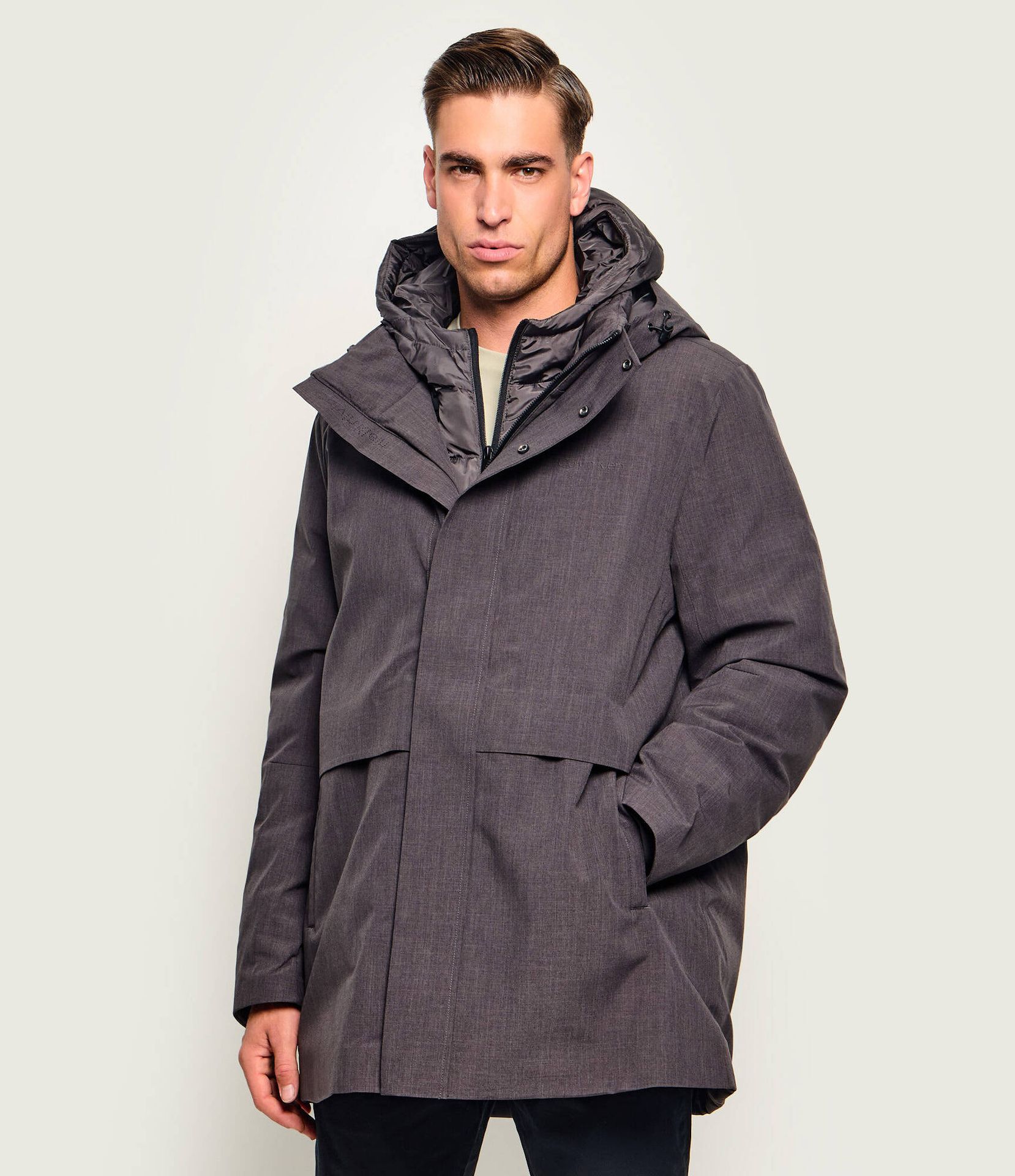 Calvin Klein Puchowa parka 2w1 Relaxed fit