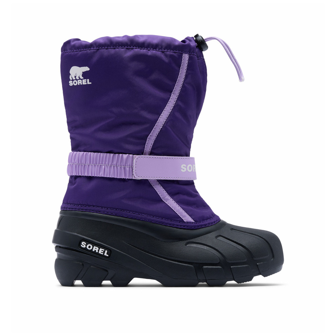 Dziecięce buty zimowe Sorel Flurry™ Boot Violet Rozmiar butów (UE): 38 / Kolor: fioletowy/czarny