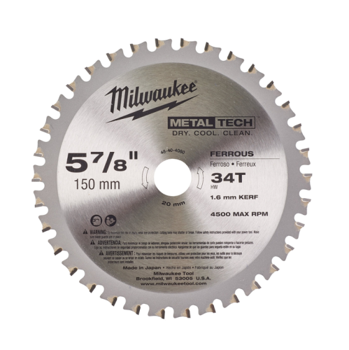 Milwaukee 4932501140 - Tarcza pilarska do metalu 150x20x1.6