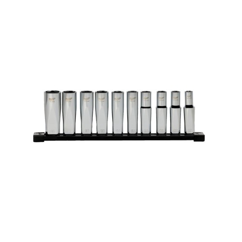 Milwaukee 4932501805 - Zestaw nasadek metrycznych długich 1/2