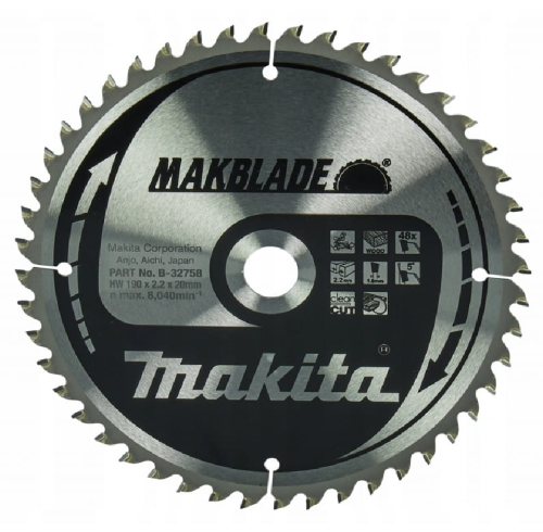 Makita B-33299 - Piła tarczowa 216x30x64z Specjalized Aluminium