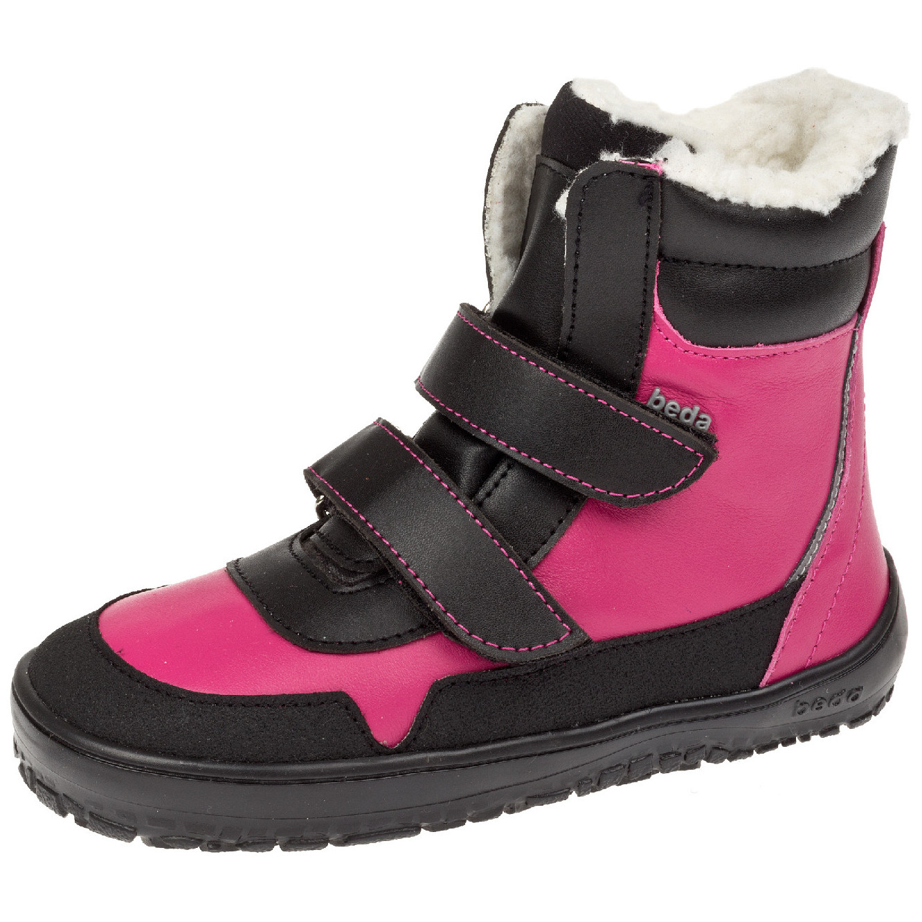 Buty barefoot dziecięce Beda Layla Black/Pink Rozmiar butów (UE): 30 / Kolor: czarny/różówy