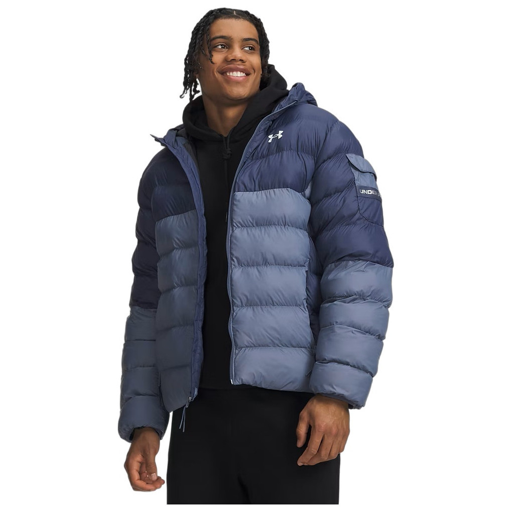 Męska kurtka jesienna Under Armour UA Sportswear Puff Jkt Rozmiar: M / Kolor: szary