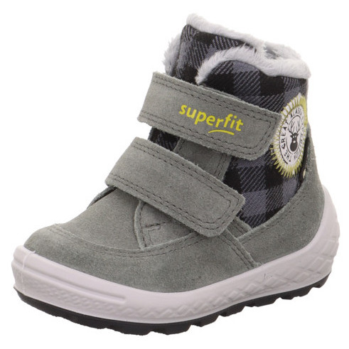 Dziecięce buty zimowe Superfit Groovy 2.0 Grün/Grau Rozmiar butów (UE): 29 / Kolor: szary