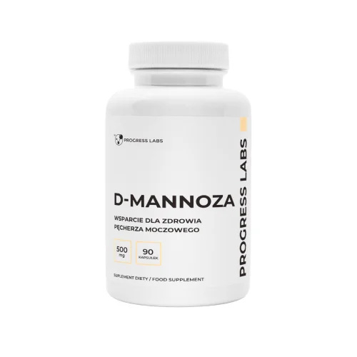 Progress Labs D-Mannoza 500 mg, 90 kaps.