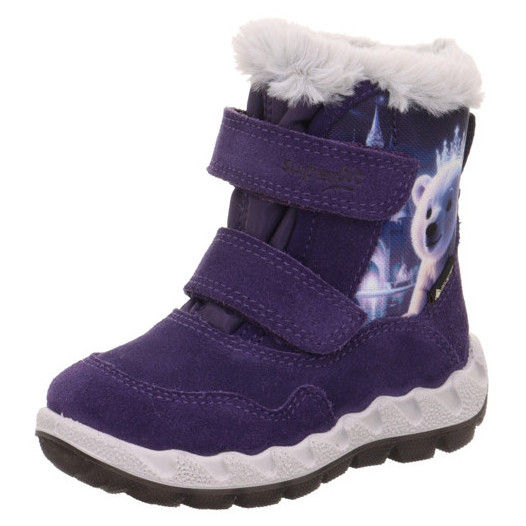 Dziecięce buty zimowe Superfit Icebird Lila/Grau Rozmiar butów (UE): 26 / Kolor: fioletowy
