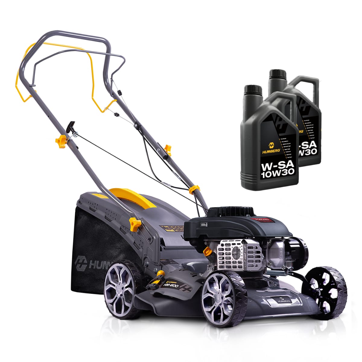 Humberg Kosiarka spalinowa z napędem HM-600, 141 cm³, 3 KM + 2x olej 0.6 l, szara