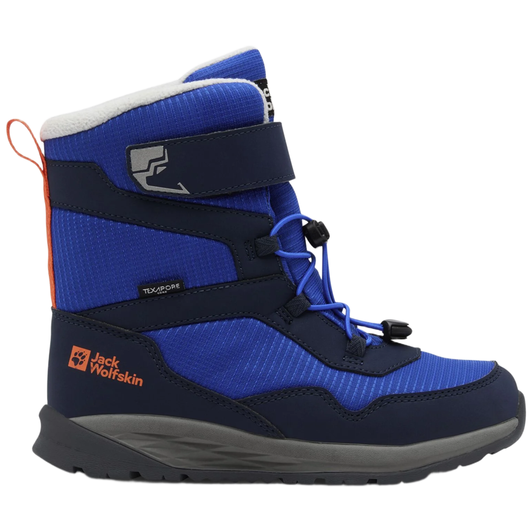 Dziecięce buty zimowe Jack Wolfskin Polar Bear-B Texapore High Vc K Rozmiar butów (UE): 33 / Kolor: niebieski