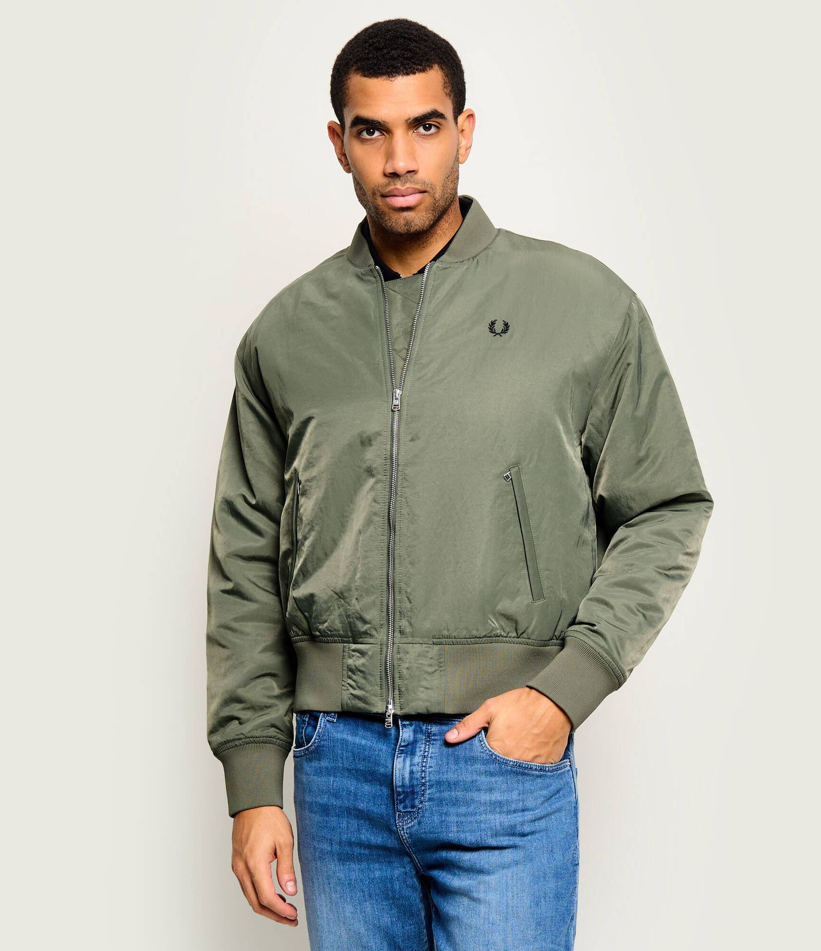 Fred Perry Kurtka bomber Quilted Tennis Regular Fit