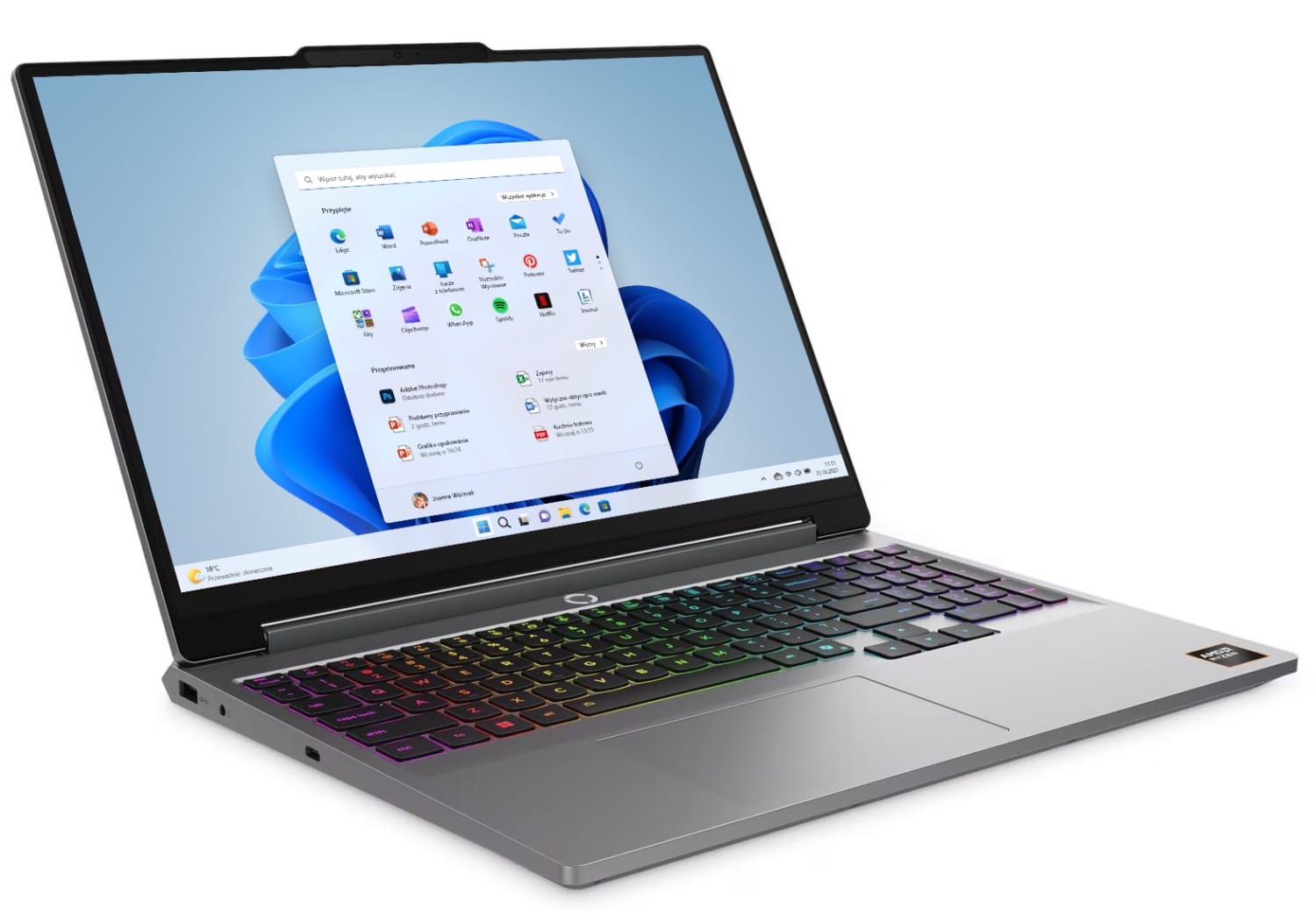 Lenovo LOQ Essential 15 - Ryzen 7 250 15.3'' 165Hz 16GB 512GB Win11 RTX5060 83TN008QPB