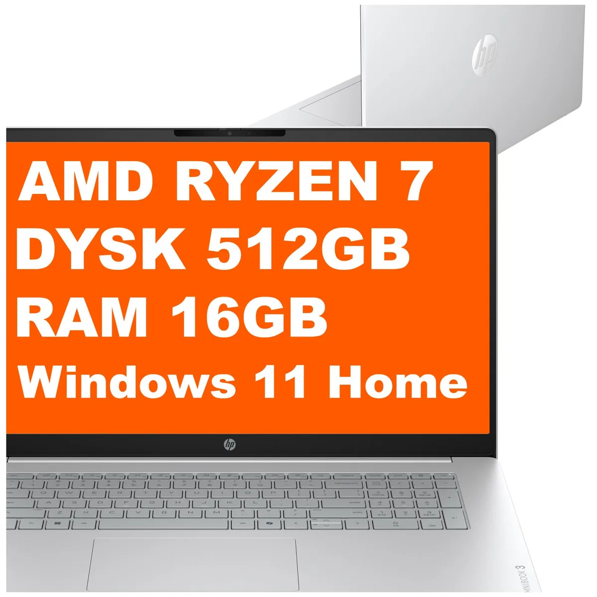 HP OmniBook 3 NGAI 17-dm0002nwx / D9MA2EA / Ryzen AI 7 / 16GB/512GB / Radeon 840M / 17,3