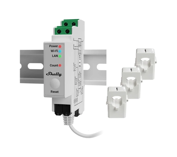 Shelly Pro 3EM 120A V2 089734