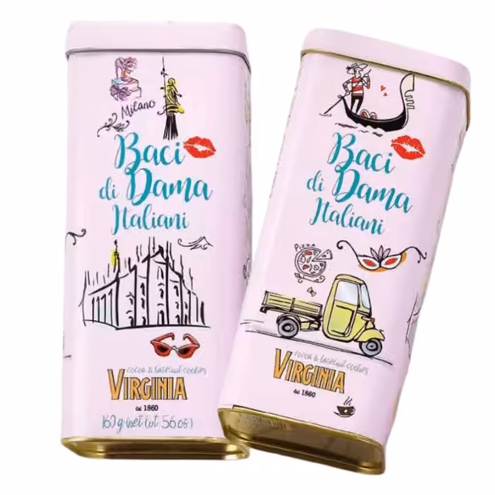 Baci di Dama pudło metalowy 160 g