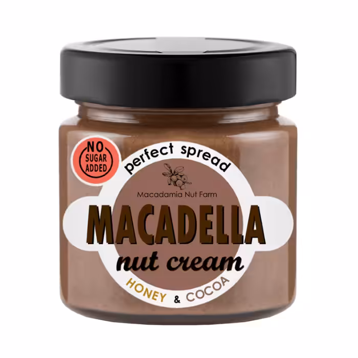 Krem z Makadamii z kakao i miodem 180 g