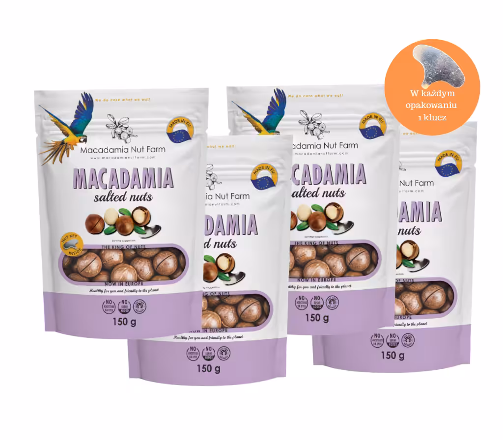 Orzechy Solone Makadamia Nut Farm 4x150g