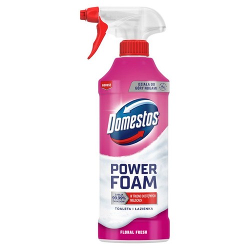 Power Foam floral fresh pianka do łazienki i toalety Domestos 435 ml