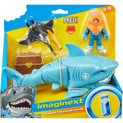 Mattel Figurka nurek + rekin Imaginext