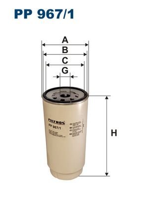 Filtr paliwa – Filtron PP967/1