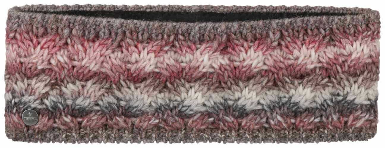 Opaska na Czoło Farelle by Lierys, szaro-czerwony, One Size