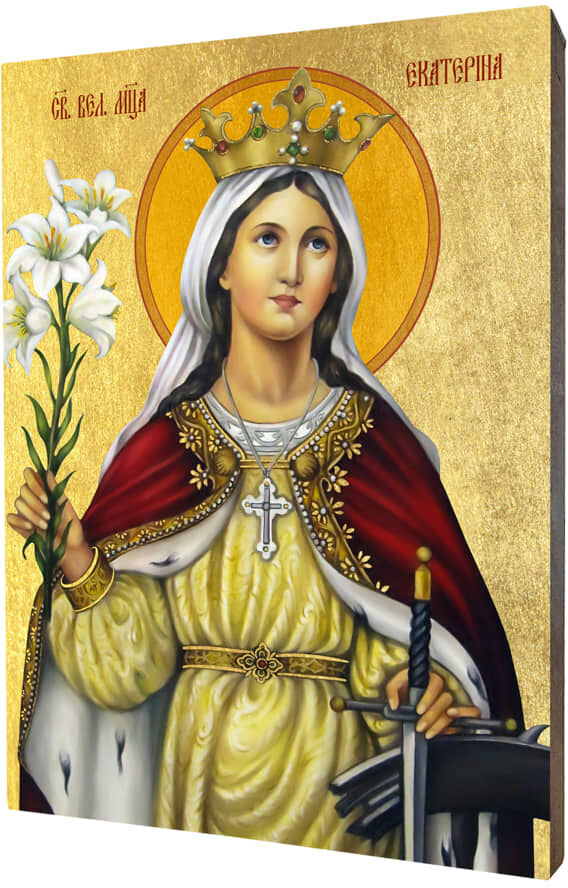 Art christiana Ikona święta Katarzyna Aleksandryjska ACHI034