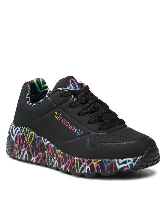 Skechers Sneakersy Lovely Luv 314976L/BKMT Czarny