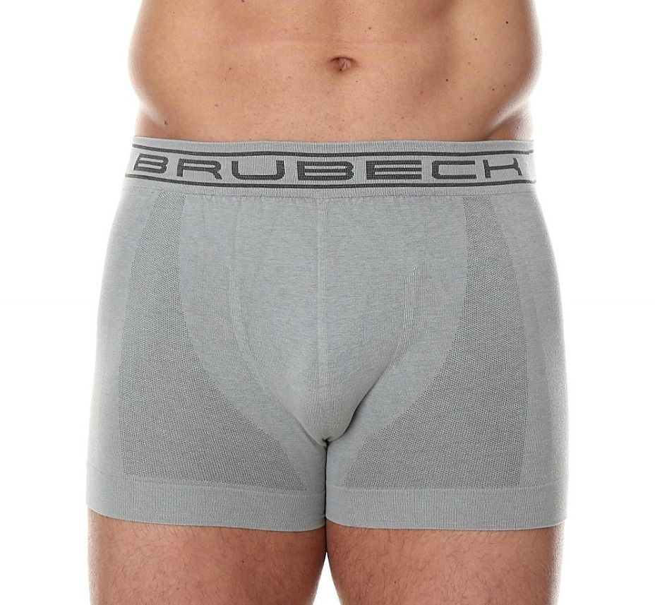Brubeck Bokserki męskie Comfort Cotton szare r. L BX00501A