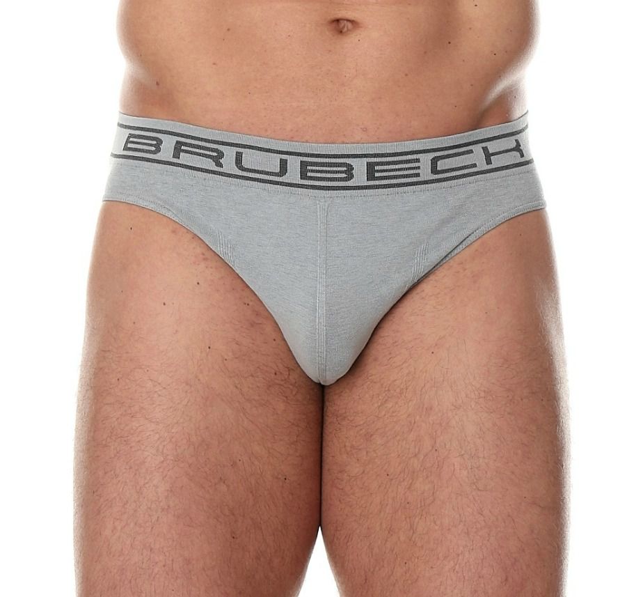 Brubeck Slipy męskie Comfort Cotton szare r. L BE00290A