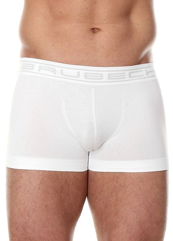 Brubeck Bokserki męskie shortbox Comfort Cotton białe r. L BX10050A