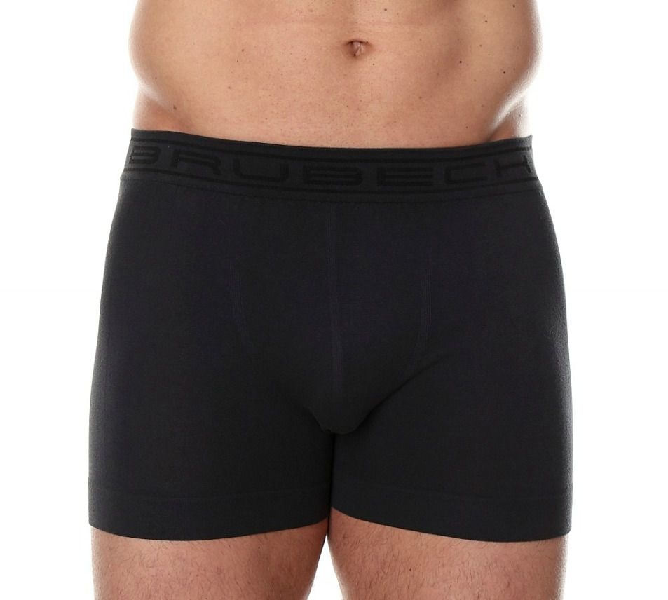 Brubeck Bokserki męskie Comfort Cotton ciemnografitowe r. XL BX00501A
