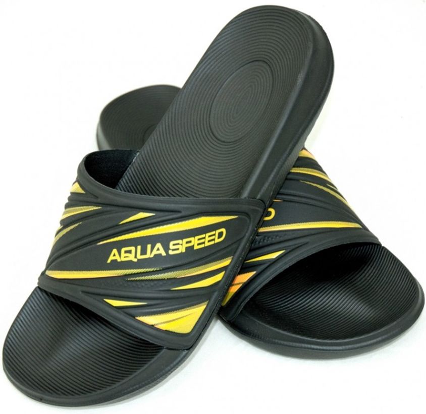 Aqua-Speed Klapki męskie Idaho czarne r. 45 68-18