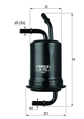 Mahle Knecht KL 487 filtr paliwa